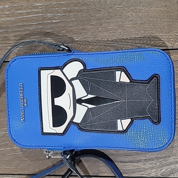 KARL LAGERFELD PARIS Maybelle Logo Crossbody Bag Cobalt - Picture 6 of 16